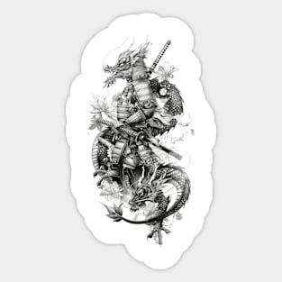 Samurai Warrior. Traditional Japanese. Sticker